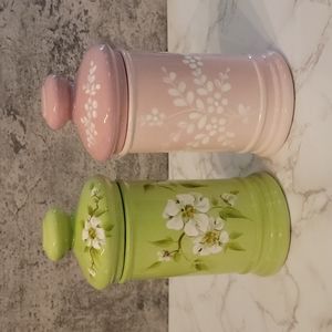 Vintage Vee Jackson california pottery jar & bonus FREE jar!